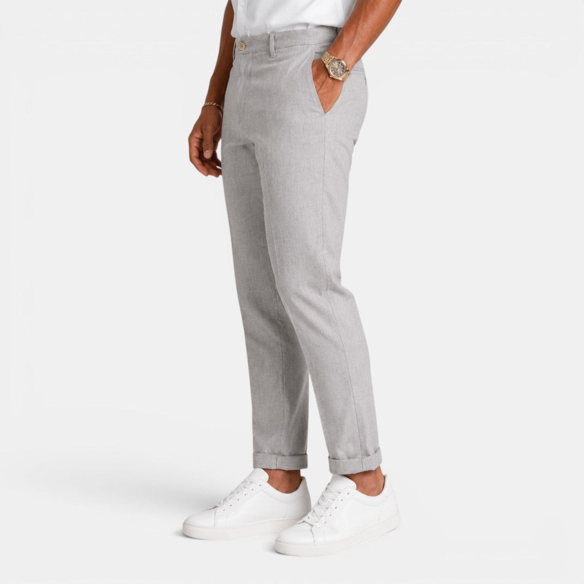 Pantalón Lino Hombre Elegante