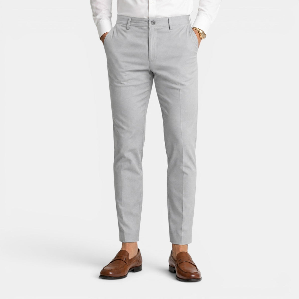 Pantalón chino hombre slim de estilo smart casual