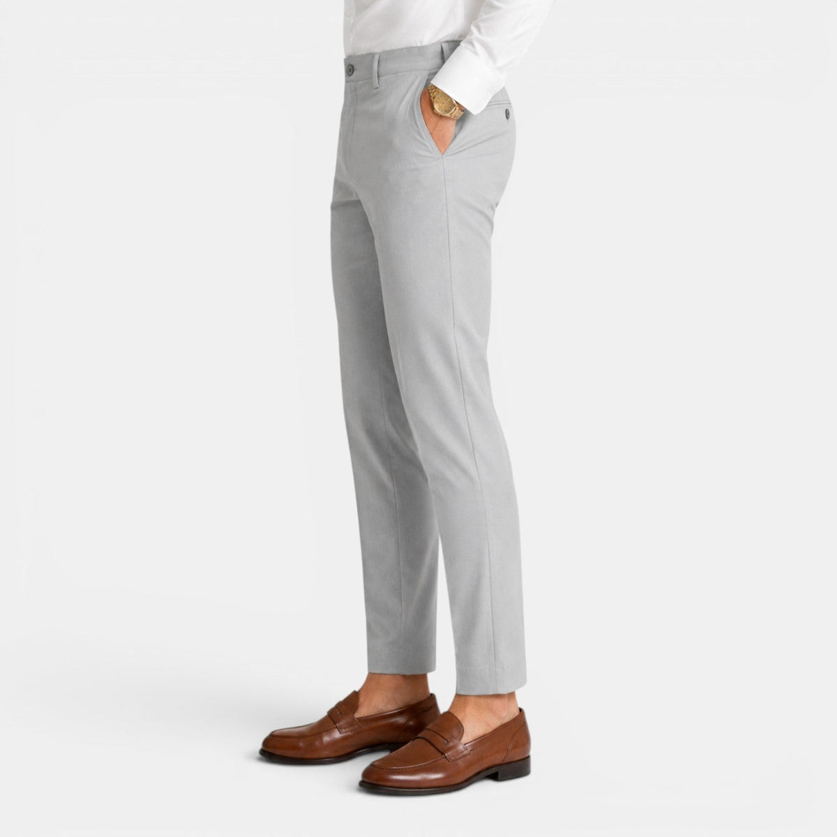 Pantalón chino hombre slim de estilo smart casual