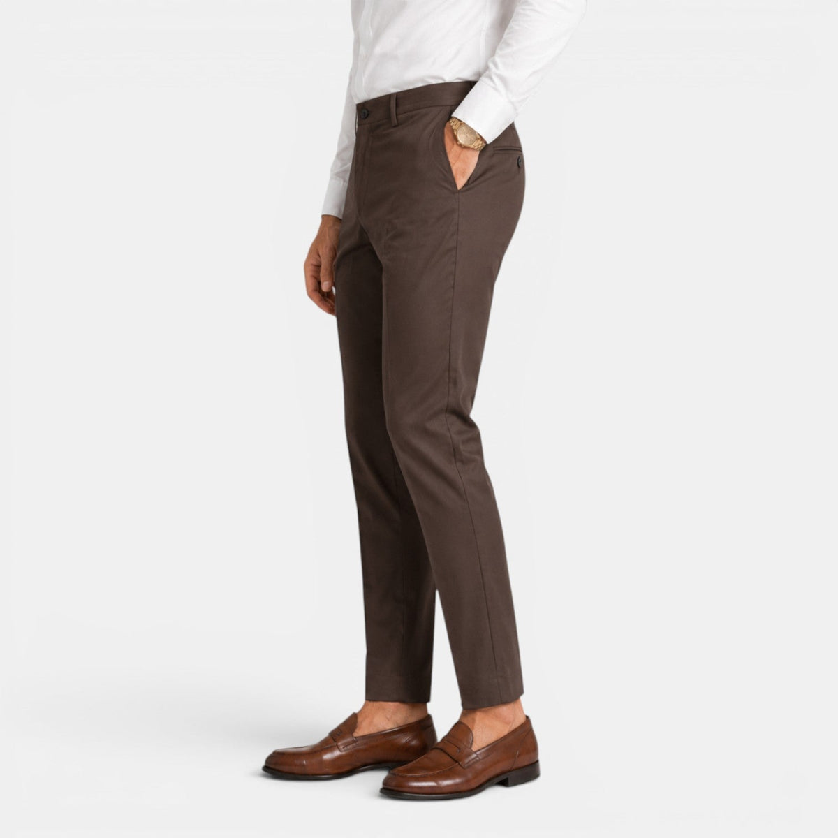 Pantalón chino hombre slim de estilo smart casual
