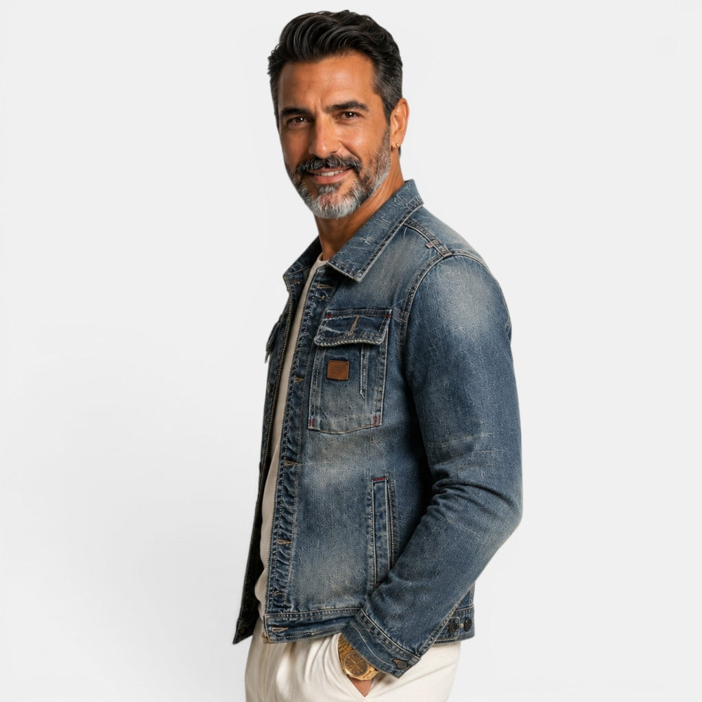 Chaqueta Vaquera Hombre Azul