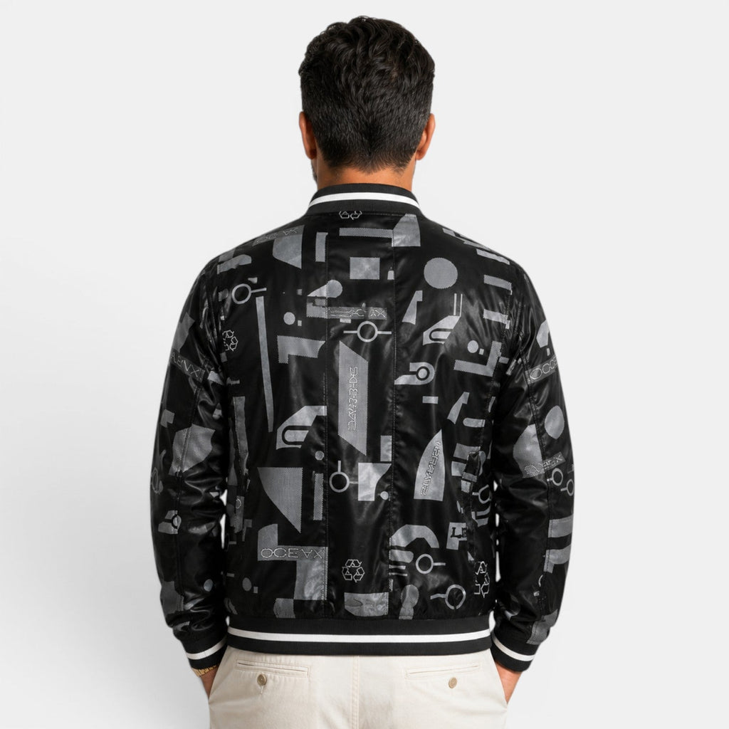 Chaqueta Bomber Hombre Estampada