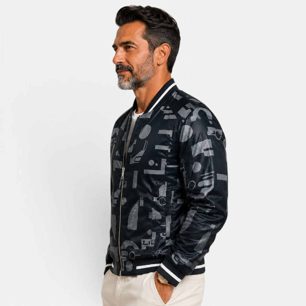 Chaqueta Bomber Hombre Estampada