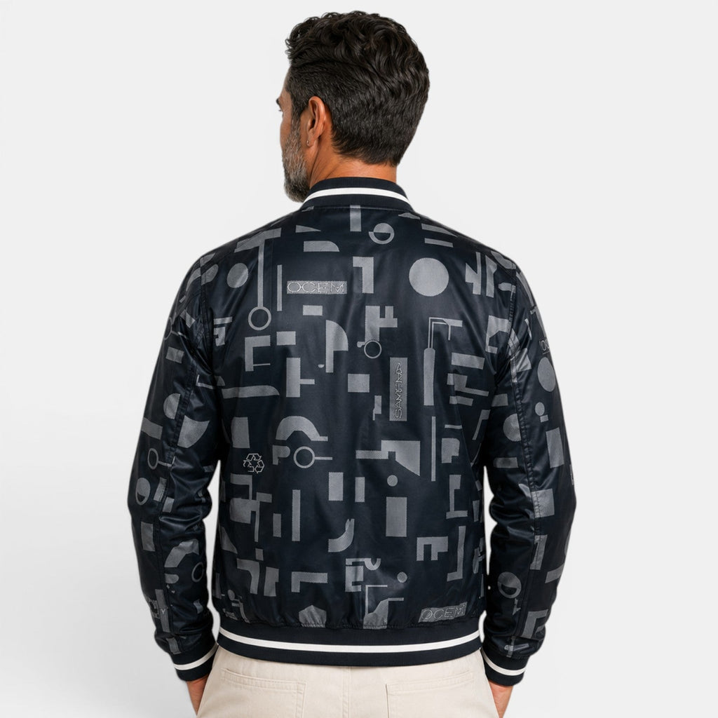 Chaqueta Bomber Hombre Estampada