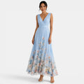Vestido Largo Floral Mujer