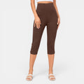 Pantalón Capri Mujer Cintura Alta
