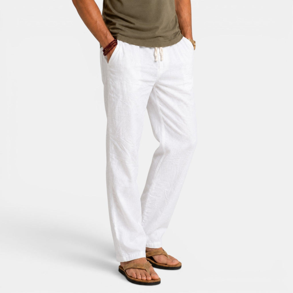 Pantalón Hombre Lino Holgado