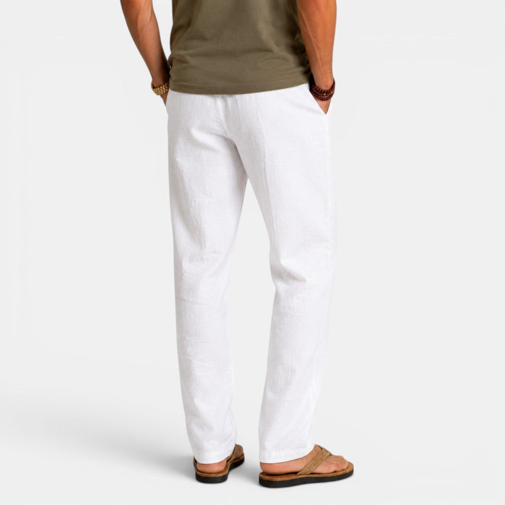 Pantalón Hombre Lino Holgado