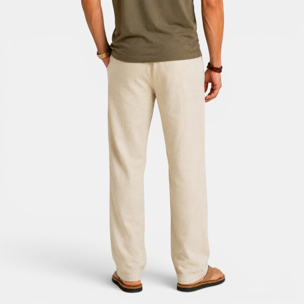 Pantalón Hombre Lino Holgado
