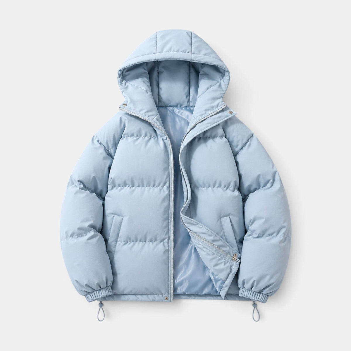 Chaqueta Acolchada Unisex Invierno con Capucha
