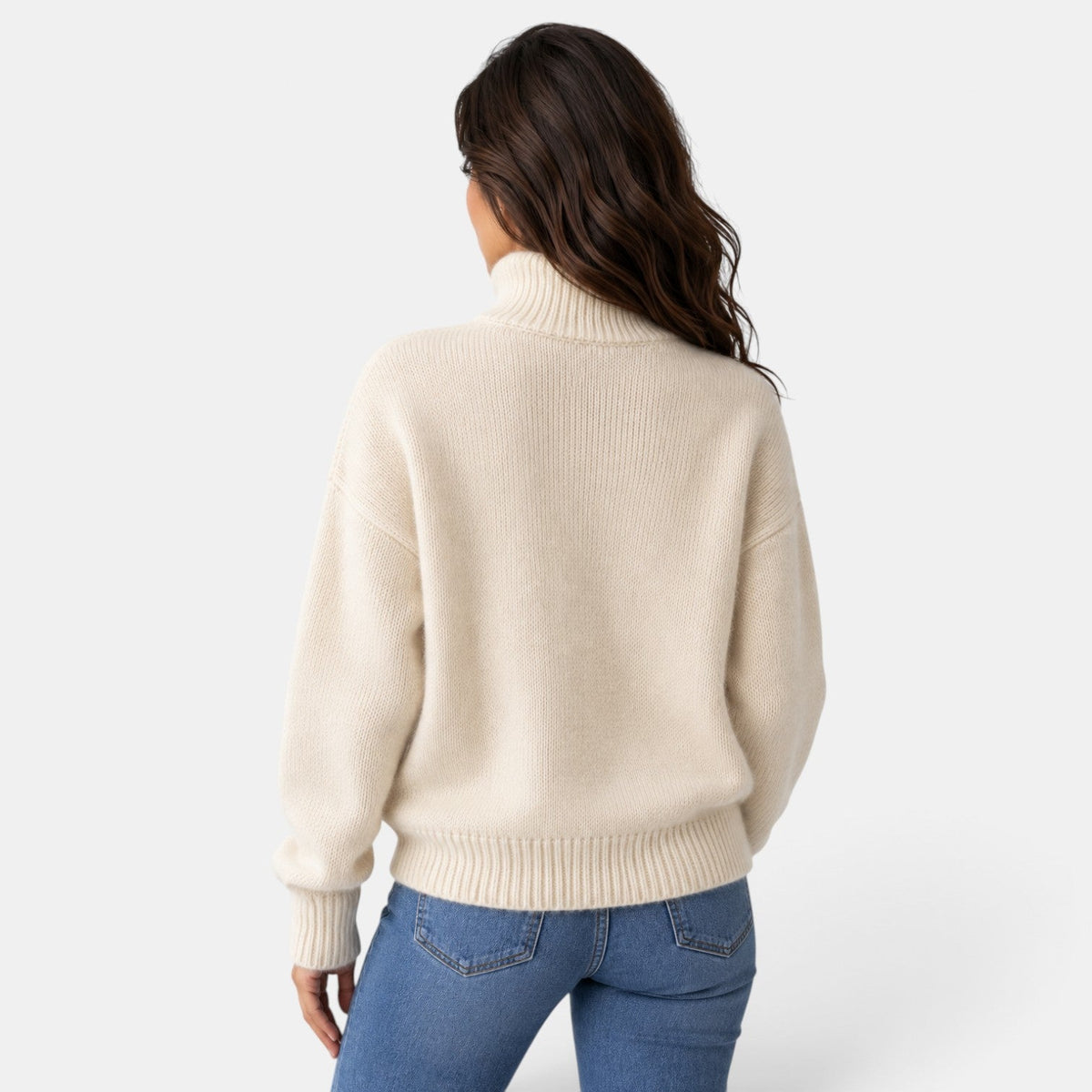 Jersey Mujer Cuello Vuelto Tacto Suave