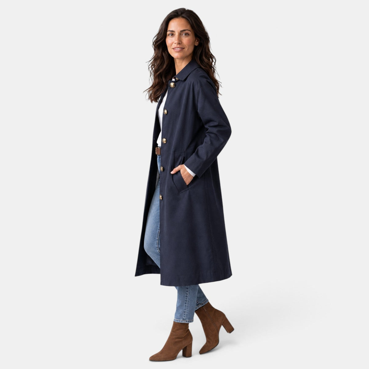 Gabardina Mujer Reversible