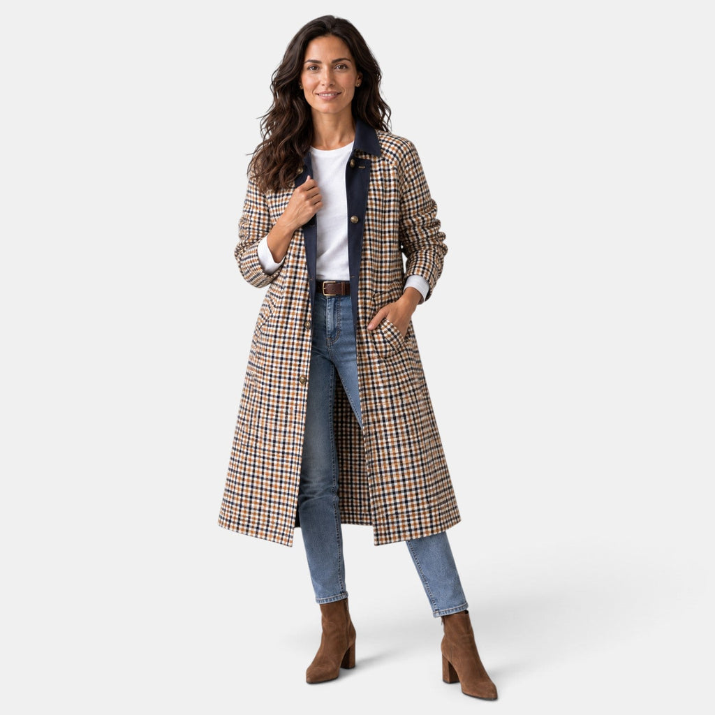 Gabardina Mujer Reversible