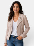 Chaqueta Americana Mujer Corta con Cremallera
