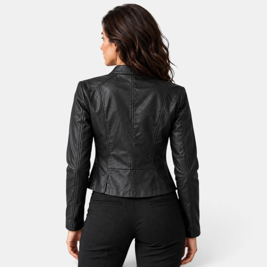 Chaqueta Americana Mujer Efecto Piel