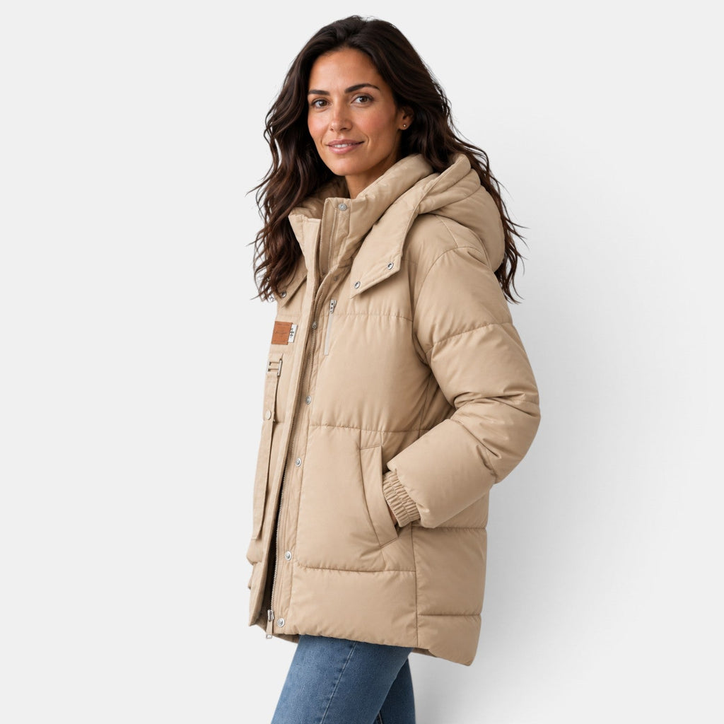 Chaqueta Plumón Mujer Entallada Invierno