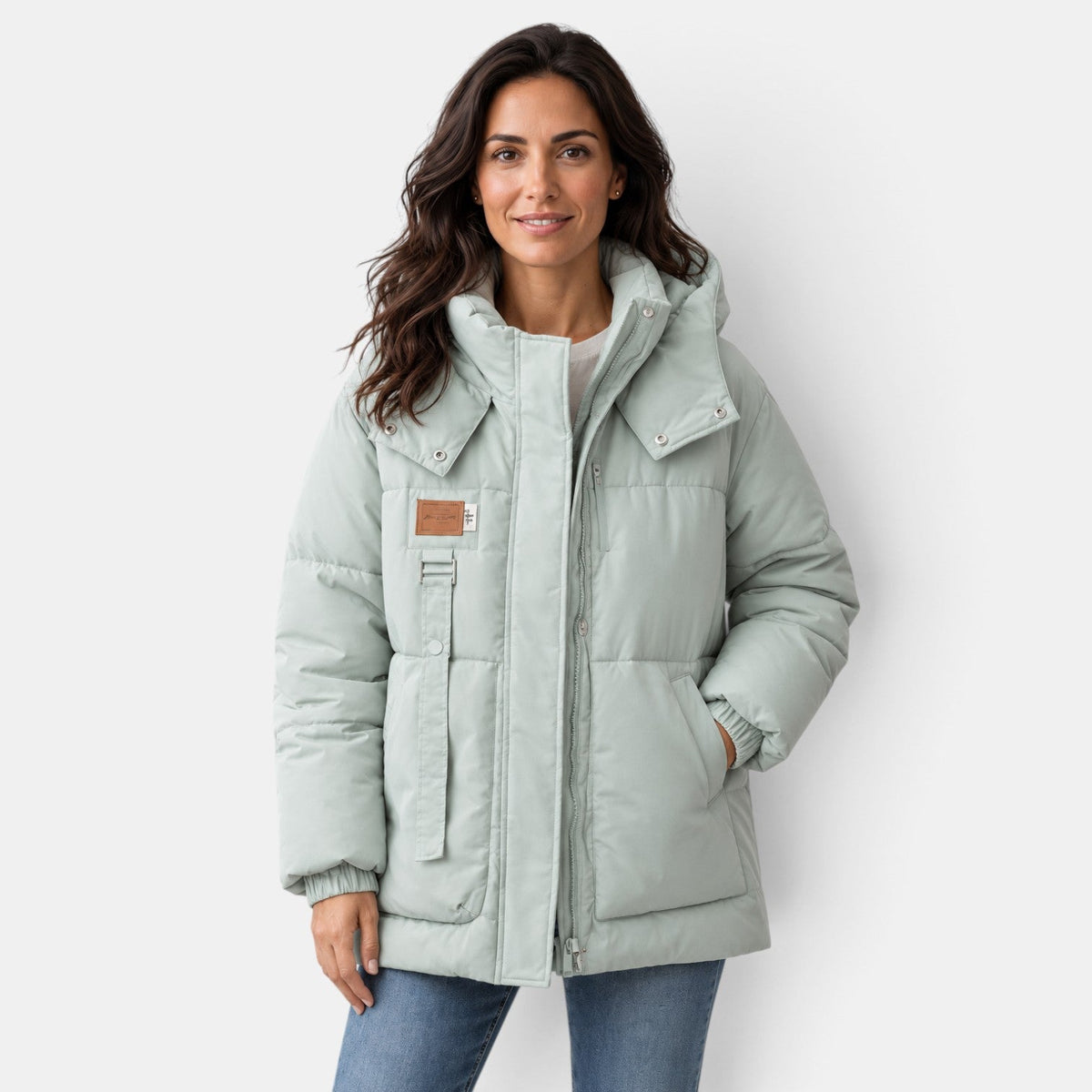 Chaqueta Plumón Mujer Entallada Invierno