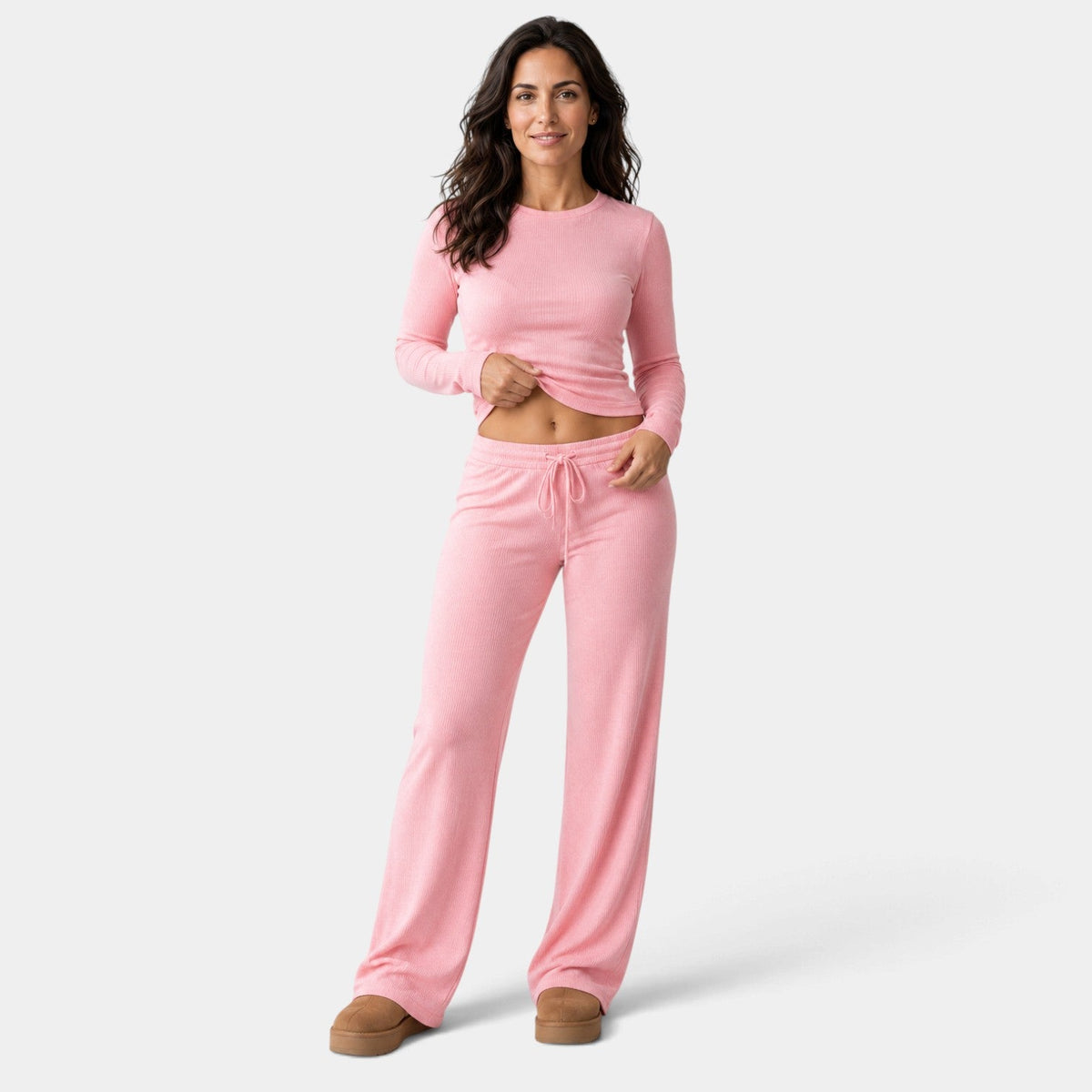 Conjunto Mujer de Punto Canalé Dos Piezas