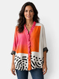 Blusa Mujer Estampada Elegante Verano