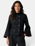 Chaqueta Capa Mujer Lana Elegante