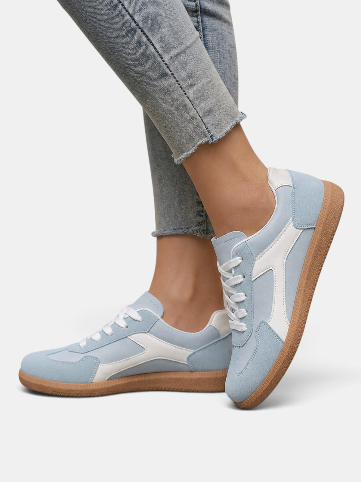 Zapatillas Mujer de Piel Casual