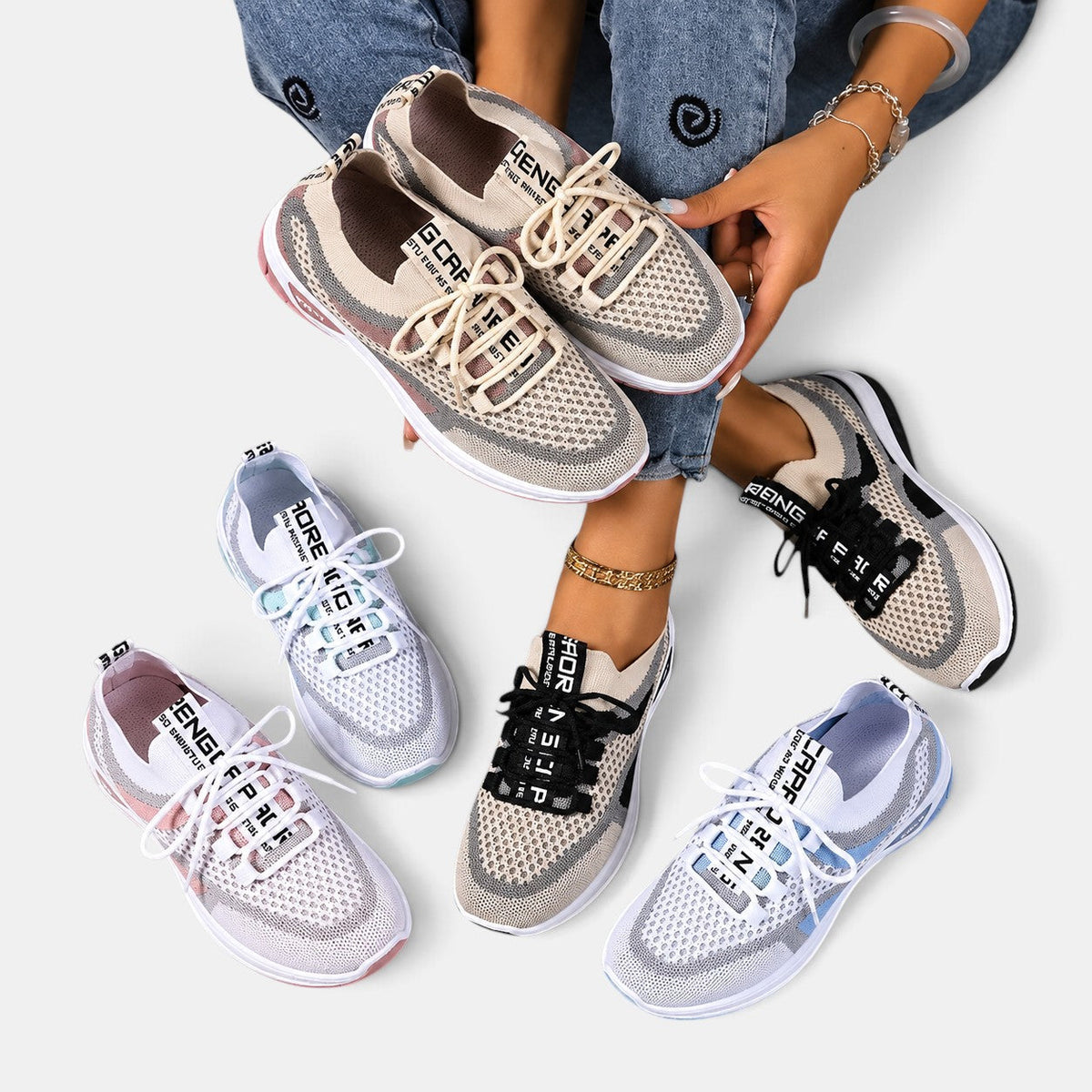 Zapatos Ortopédicos Mujer Transpirables Cómodos