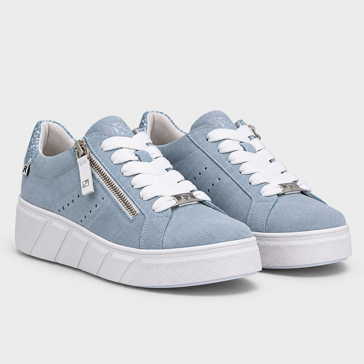Zapatillas Mujer Azules Casual Cómodas