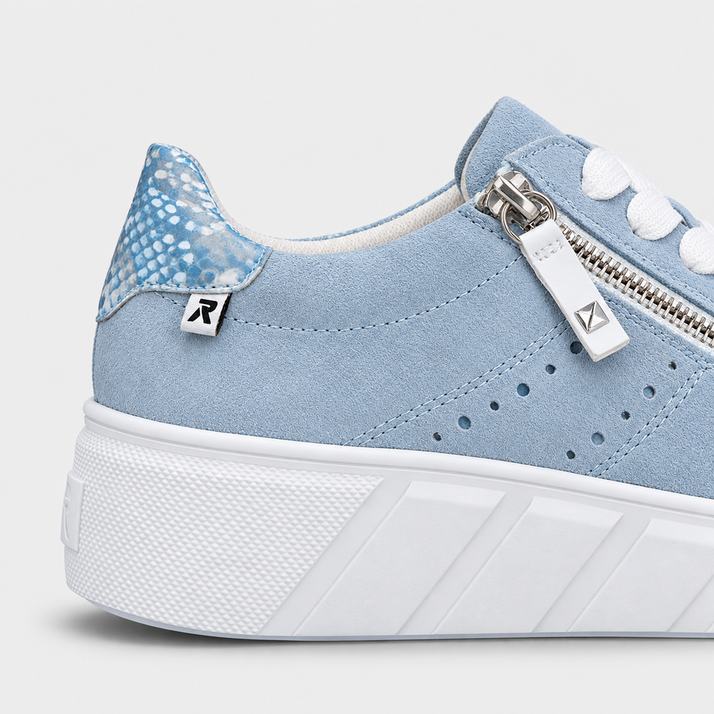 Zapatillas Mujer Azules Casual Cómodas