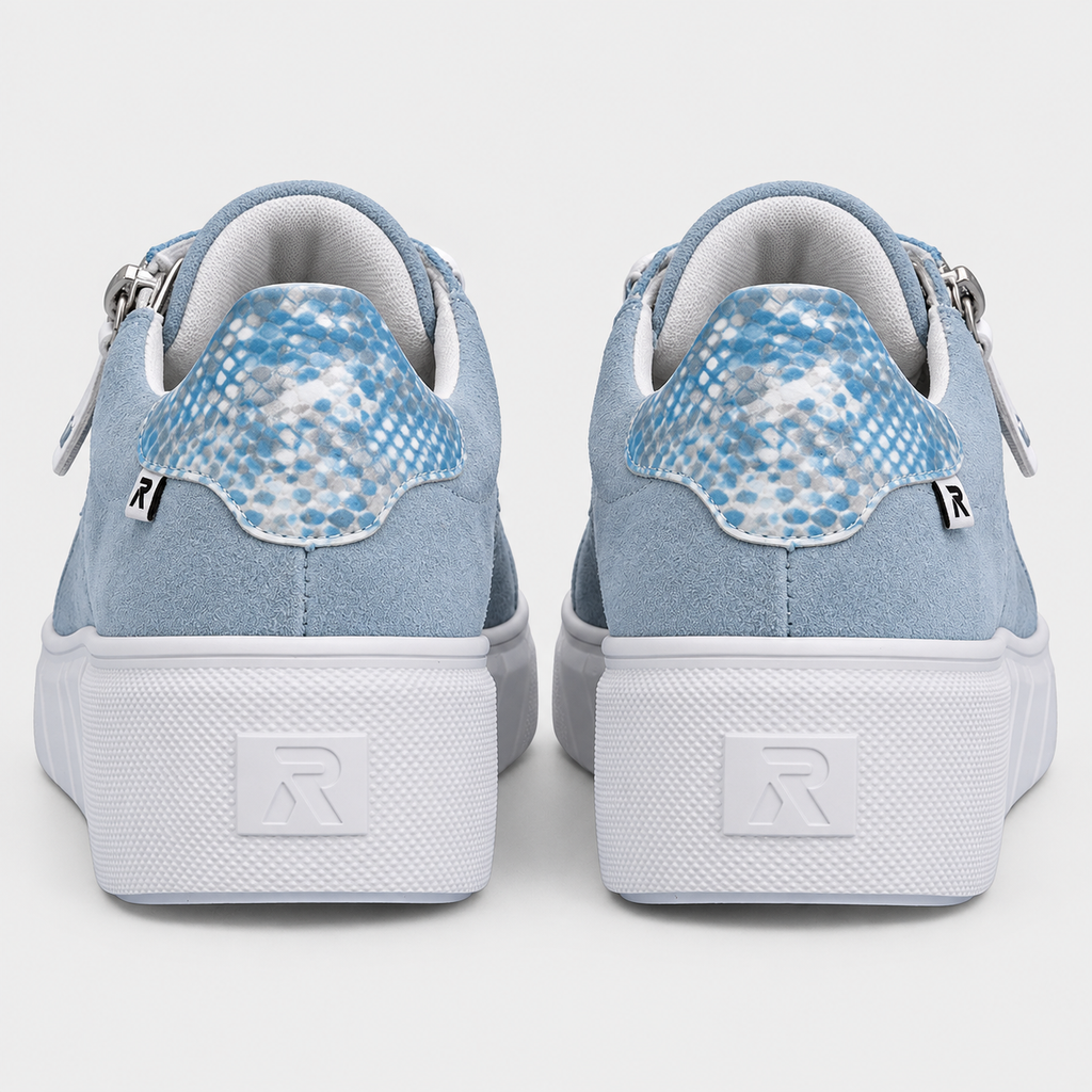 Zapatillas Mujer Azules Casual Cómodas