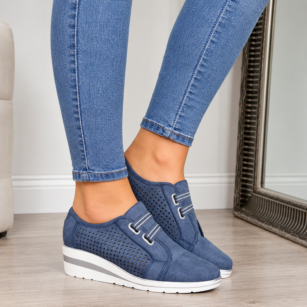 Zapatos Ortopédicos Mujer Cuña Cómodos