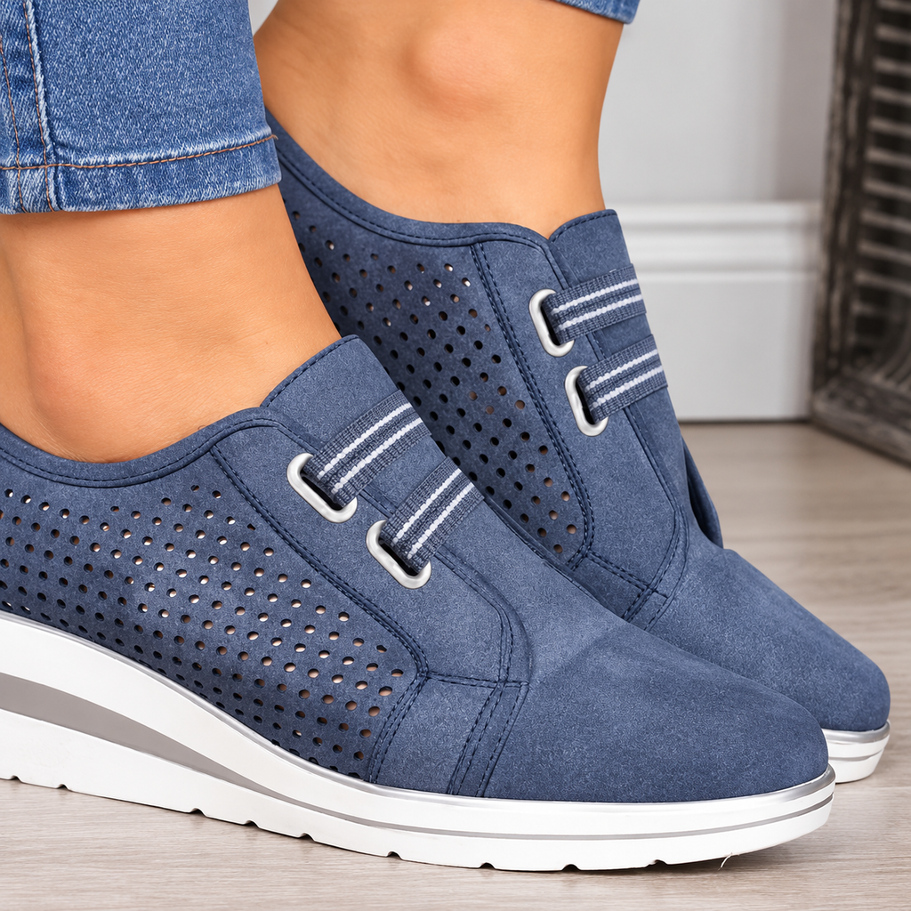 Zapatos Ortopédicos Mujer Cuña Cómodos
