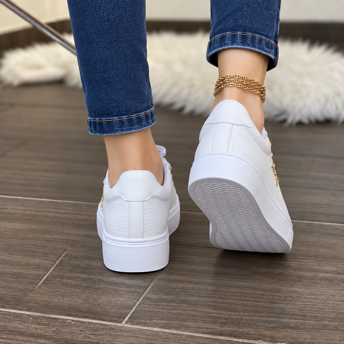Zapatillas Mujer Transpirables con Cordones
