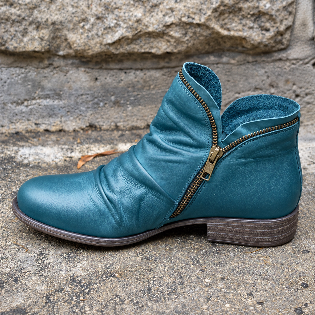 Botas Ortopédicas de Mujer con Suela de Gel y Tacón Estable