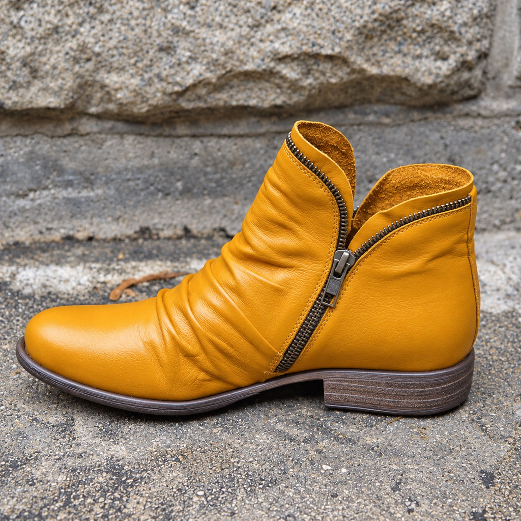 Botas Ortopédicas de Mujer con Suela de Gel y Tacón Estable