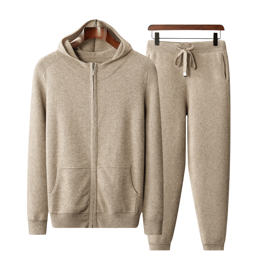 Chándal Hombre Premium 100% Cashmere – Conjunto Elegante y Cómodo