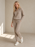 Conjunto Mujer de Punto Polo con Pantalón Harén