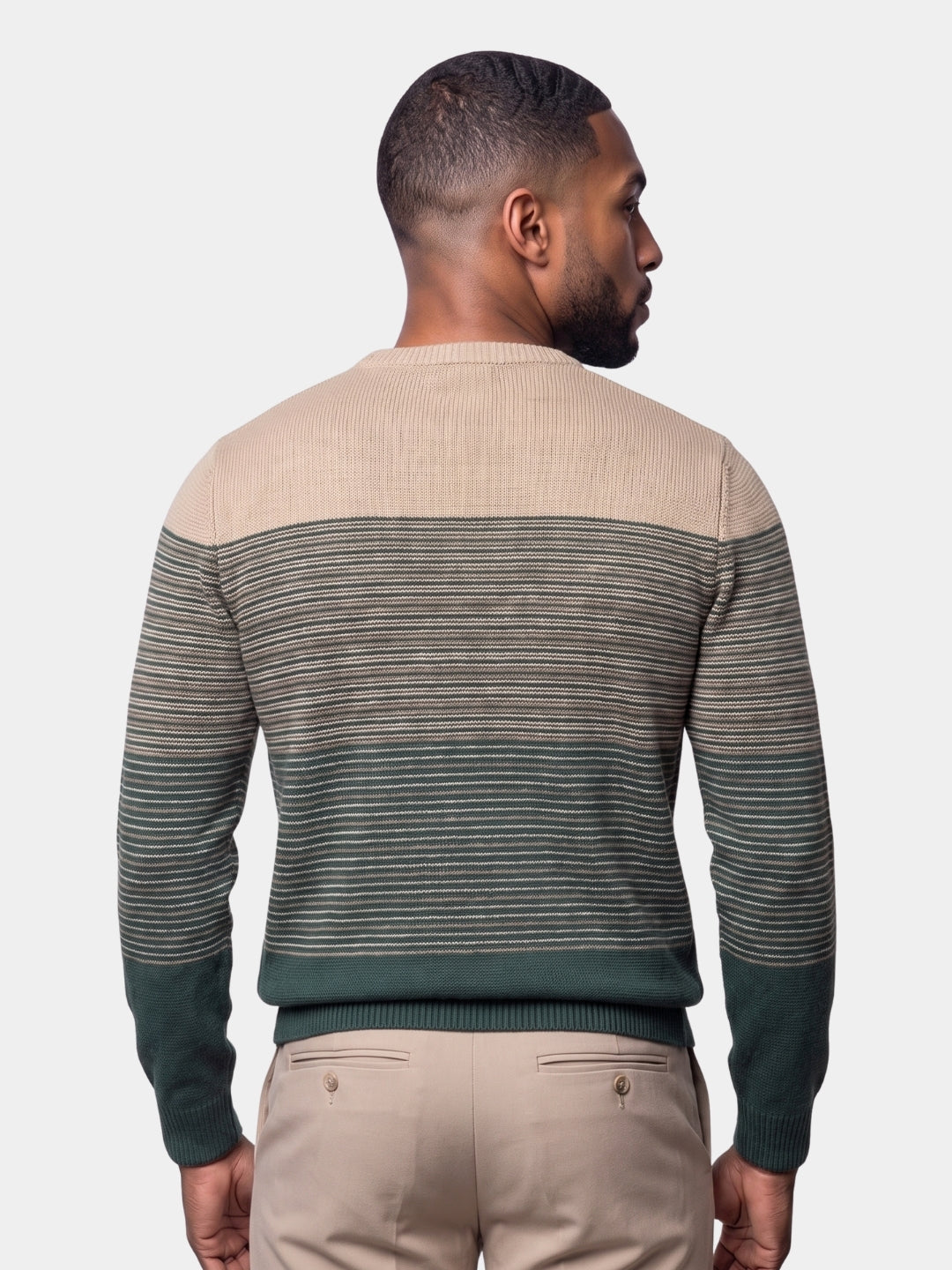 Suéter de punto de cuello redondo - Cross & Crown