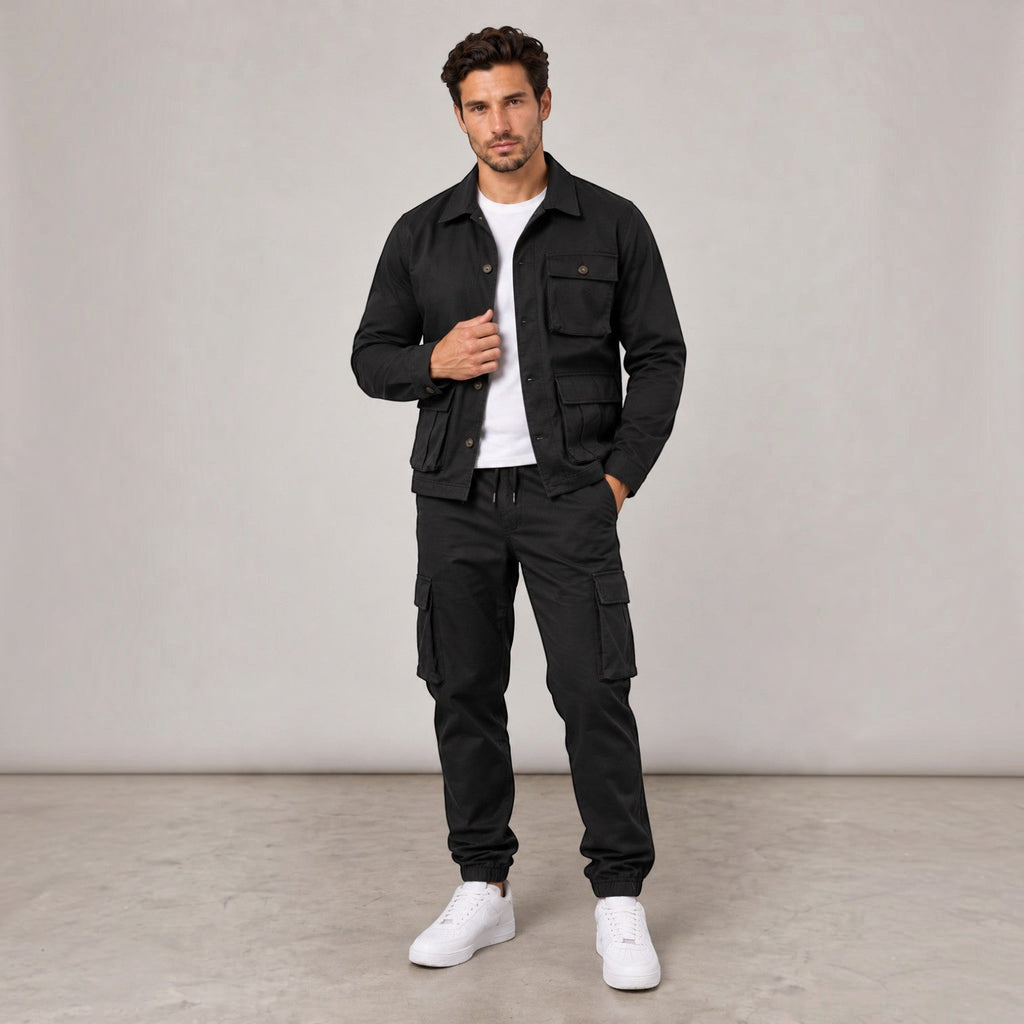 Conjunto Hombre Chaqueta Safari y Pantalón