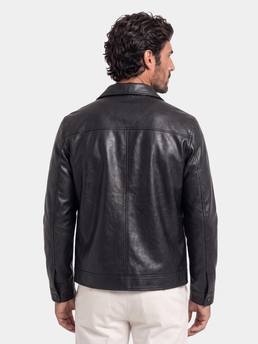 Chaqueta de Cuero Denver - Cross & Crown