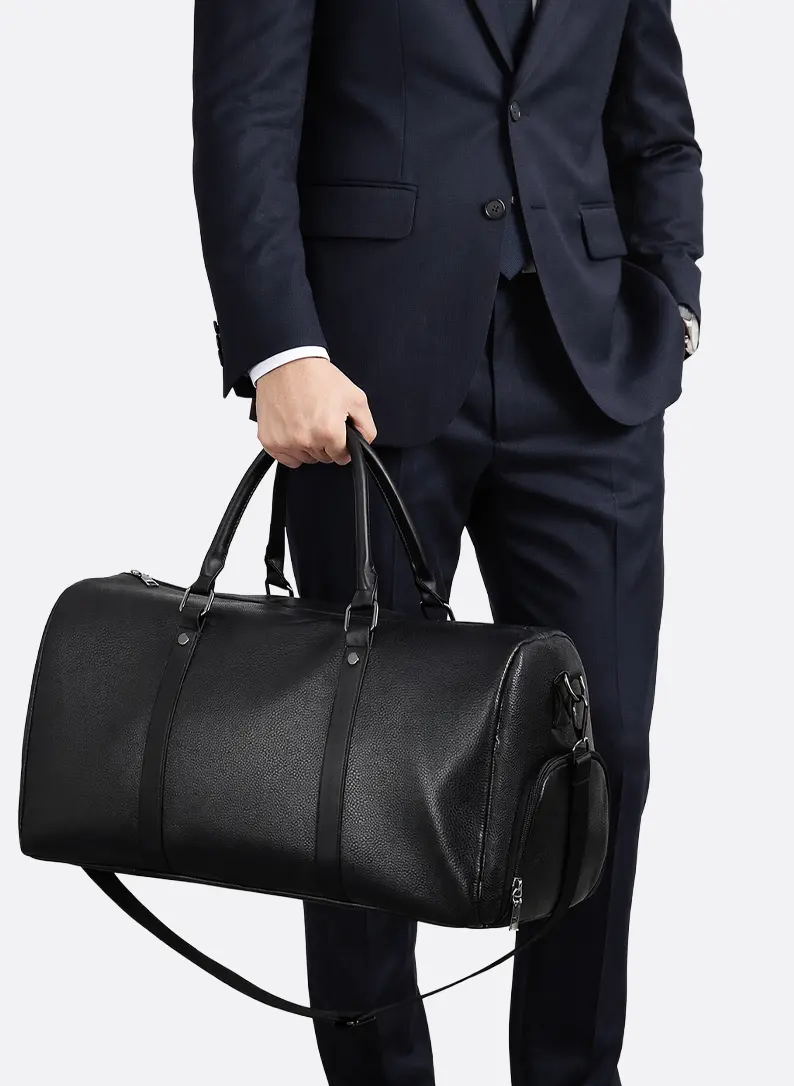 Bolsa de Viaje Duffle con Asa Desmontable y Cremallera