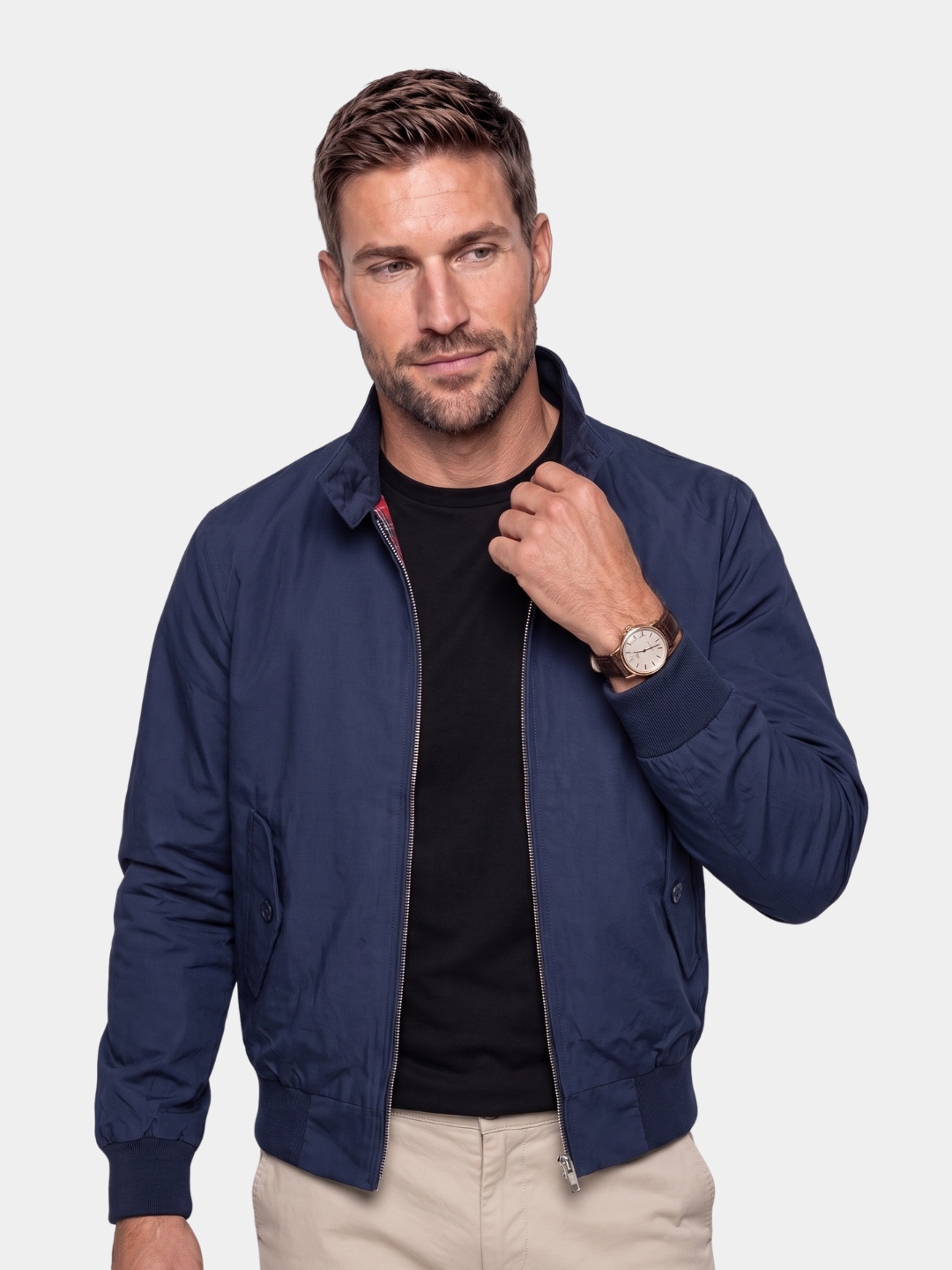 Chaqueta con Cremallera Duke Classic – Cross & Crown