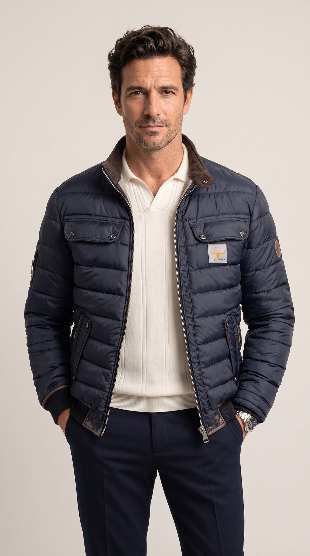 Roberto |Chaqueta Vintage de Hombre para Otoño y Invierno
