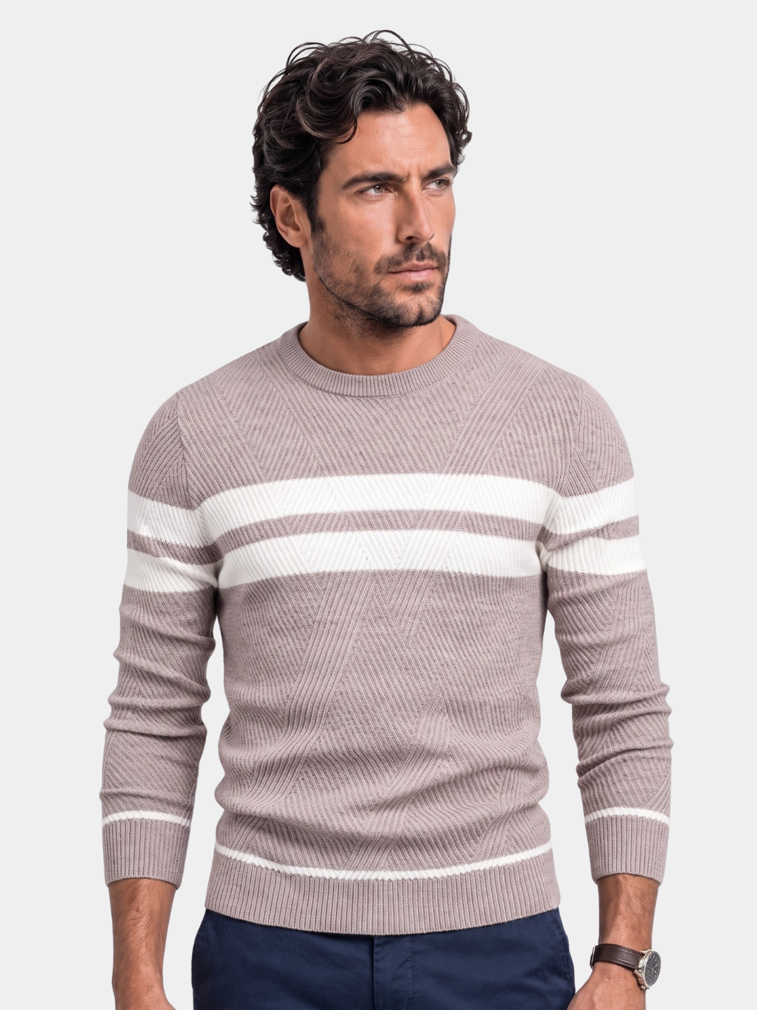 Suéter Casual Esencial - Cross & Crown