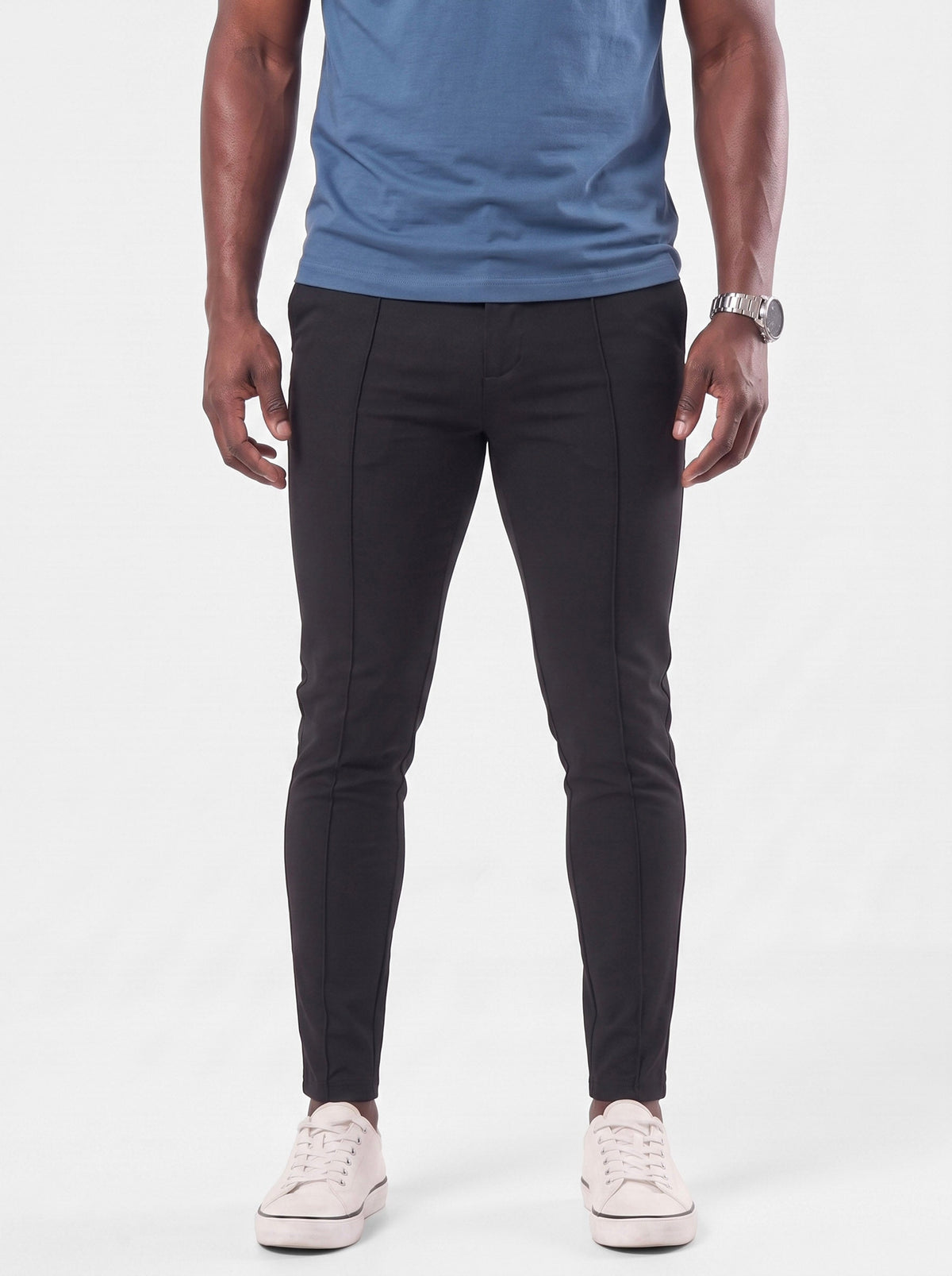 Pantalones Skinny Elásticos Esenciales - Cross & Crown