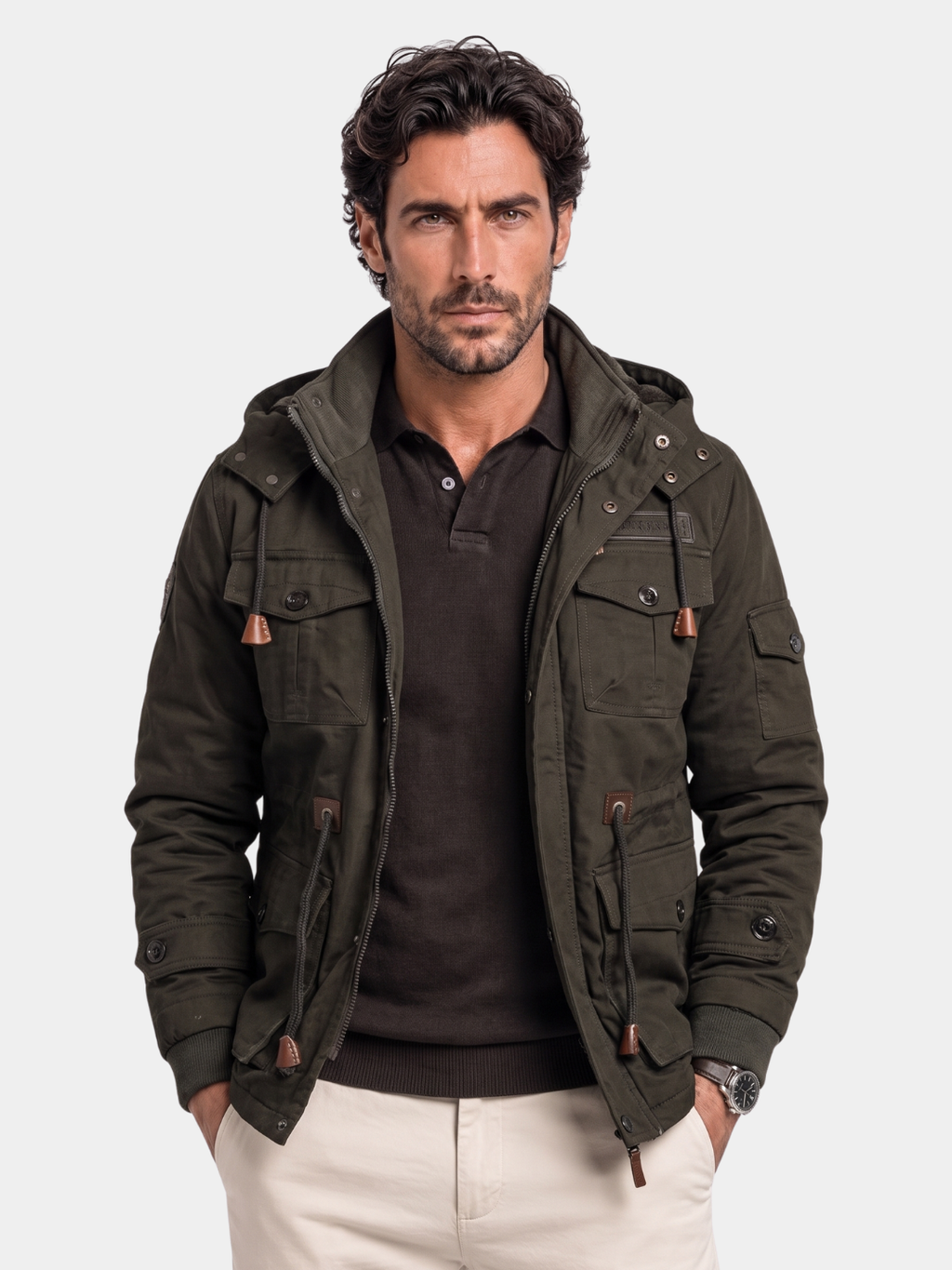 Chaqueta de Campo Garrison – Cruz y Corona