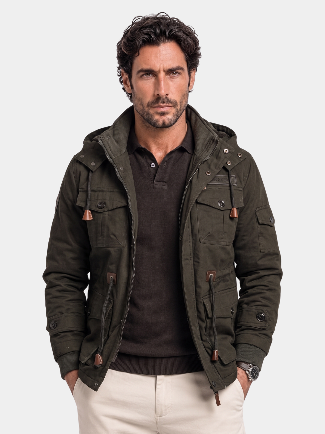 Chaqueta de Campo Garrison – Cruz y Corona
