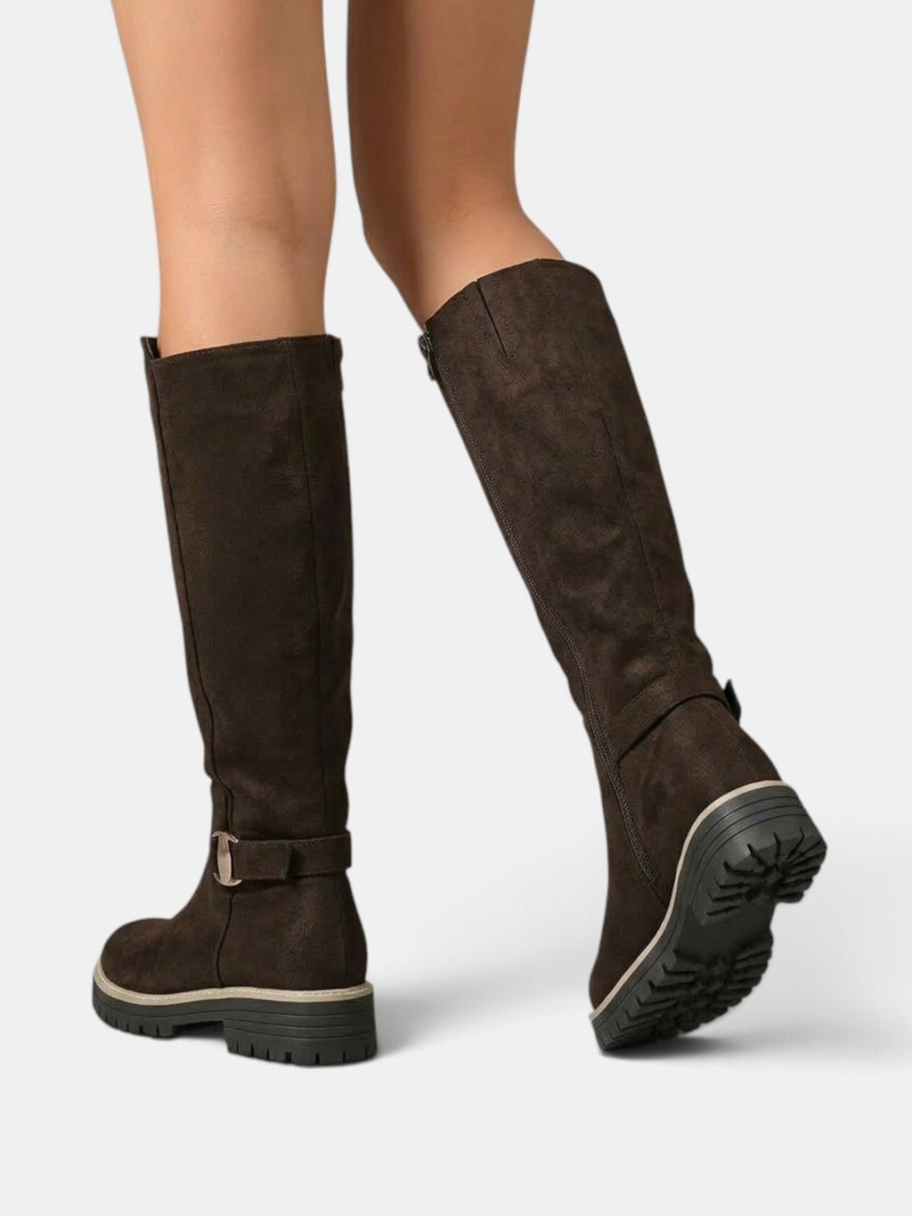 Botas Altas Mujer Tacón Ancho