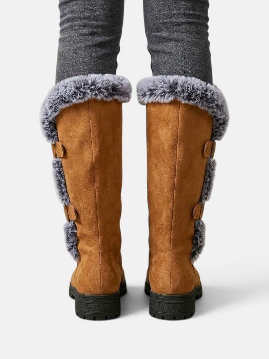 Botas Altas Mujer Invierno con Pelo