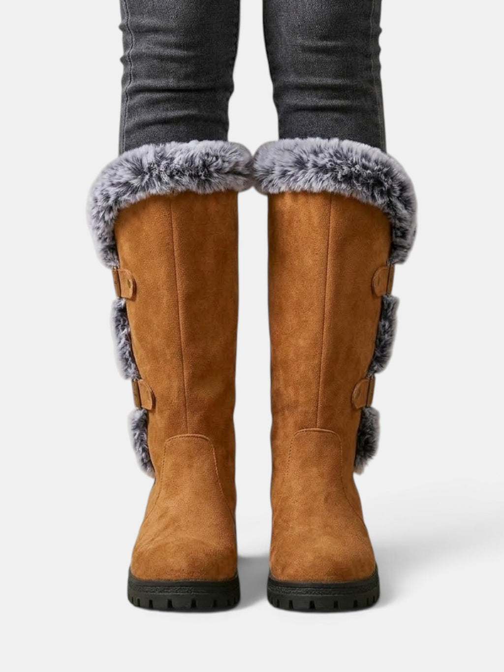 Botas Altas Mujer Invierno con Pelo