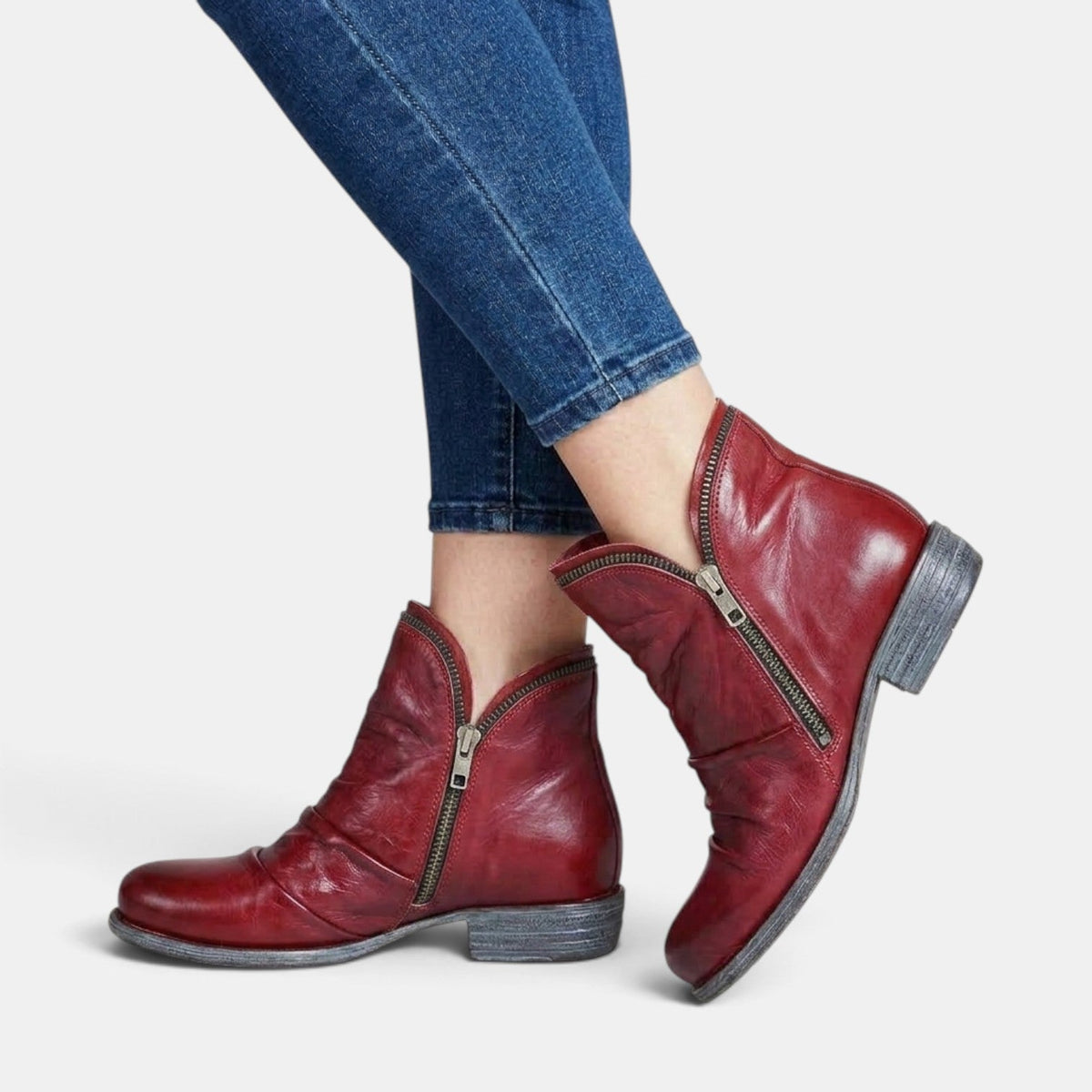 Botas Ortopédicas de Mujer con Suela de Gel y Tacón Estable